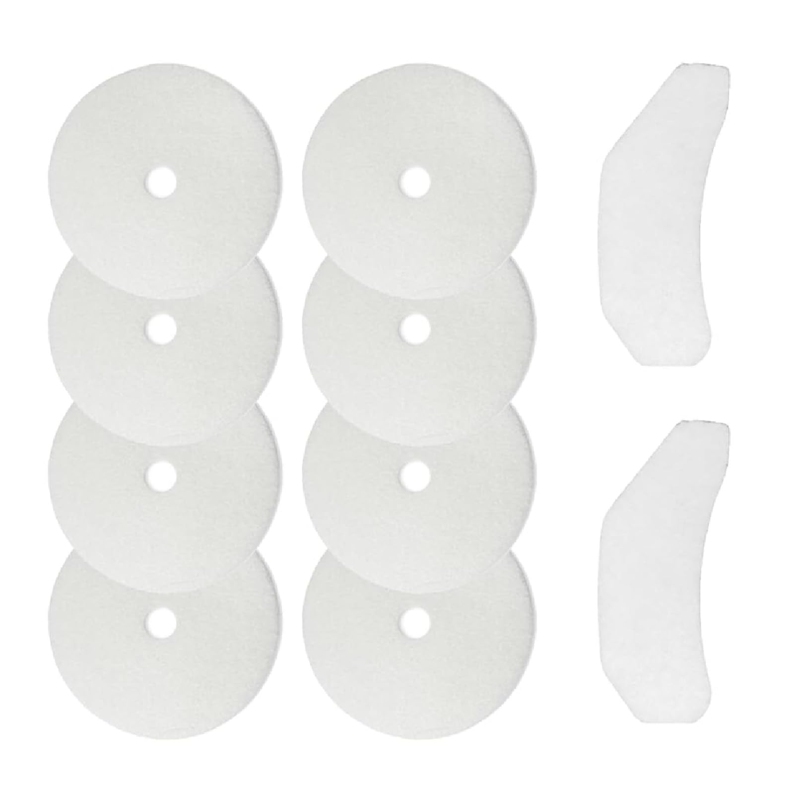 10Pcs Tumble Dryer Filter,8PCS Round Lint Filter,2 Air Intake Filters Compatible with Bush DHB7VTDW, DHB7VTDB, TD3CNBW, Lint Filter Replacement for Clothes Dryers, Energy Class A [Energy Class A]
