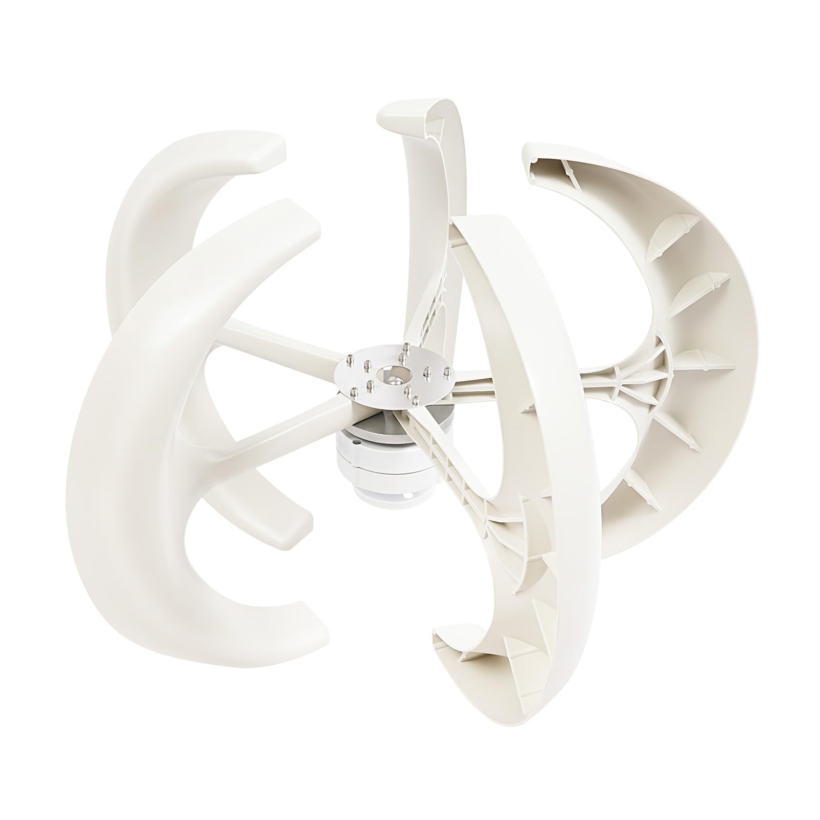600W Lantern Windkraftanlage,12V Generator Windkraftanlagen,Laternenförmige 5-Blatt Windkraftanlage,Betriebstemperatur: -40～80℃,Vertikale Windgenerator für eimgebrauch, Überwachungsanwendungen