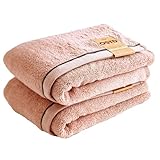 OSTDplus(オーエスティーディープラス) バスタオル 2枚セット ピンク 綿100 もこもこ グッドデザイン賞 mocomoco 約60×120cm くすみカラー 選べる8色