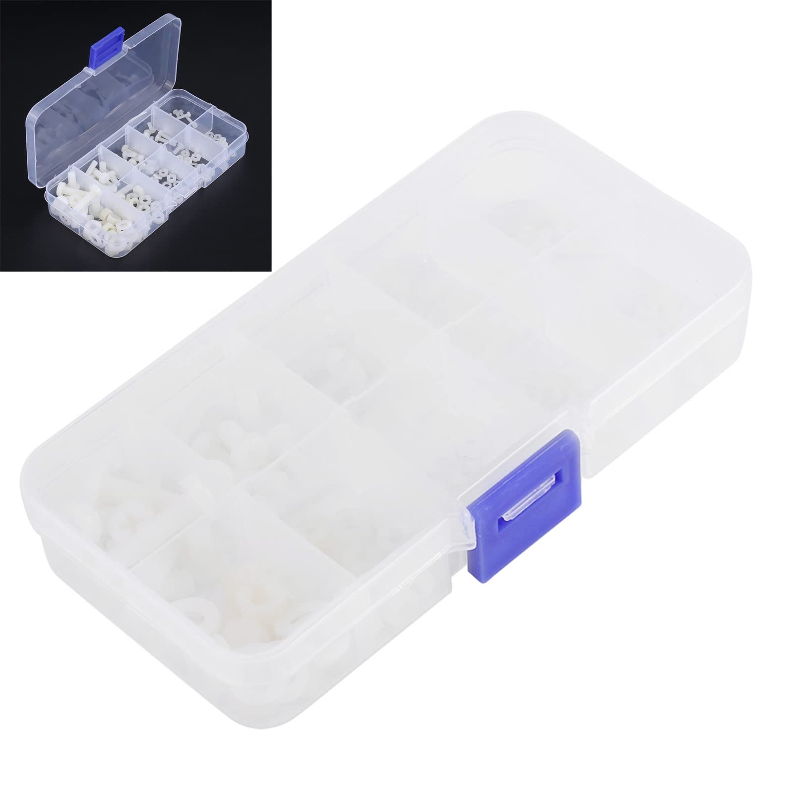 Nylon Screw Nut Washer Set Plastic Nuts and Bolts - Image 4