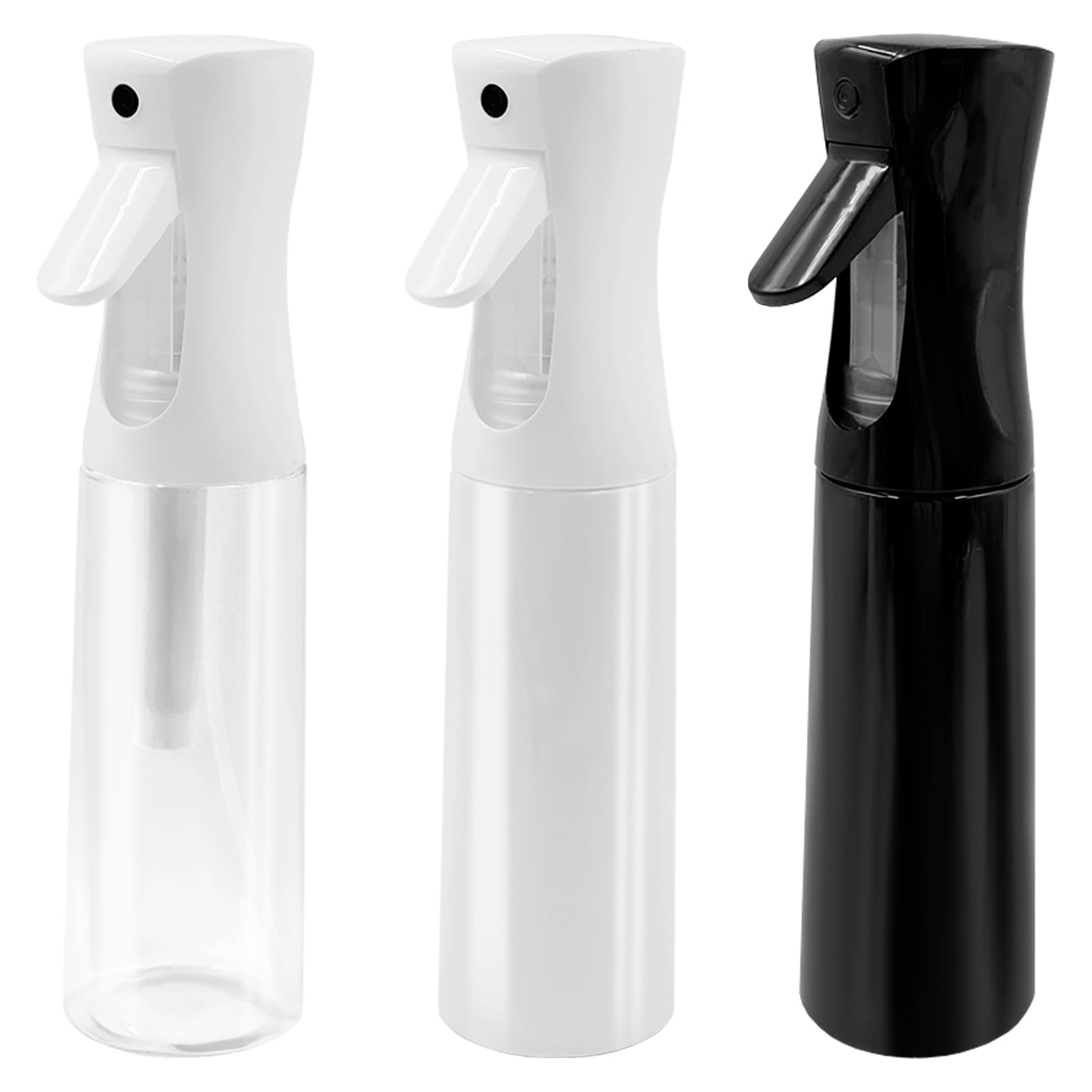 Butelka z rozpylaczem do włosów, 300 ml, pusta butelka z rozpylaczem do salonu, ciągła drobna mgiełka, do czyszczenia, kręconych włosów, roślin