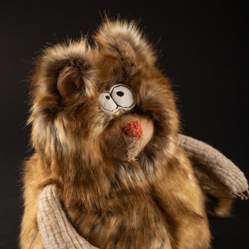 SIGIKID 38456 Fritten Fritze Beasts Town Kinder und Erwachsene Kuscheltier empfohlen ab 3 Jahren braun, groß