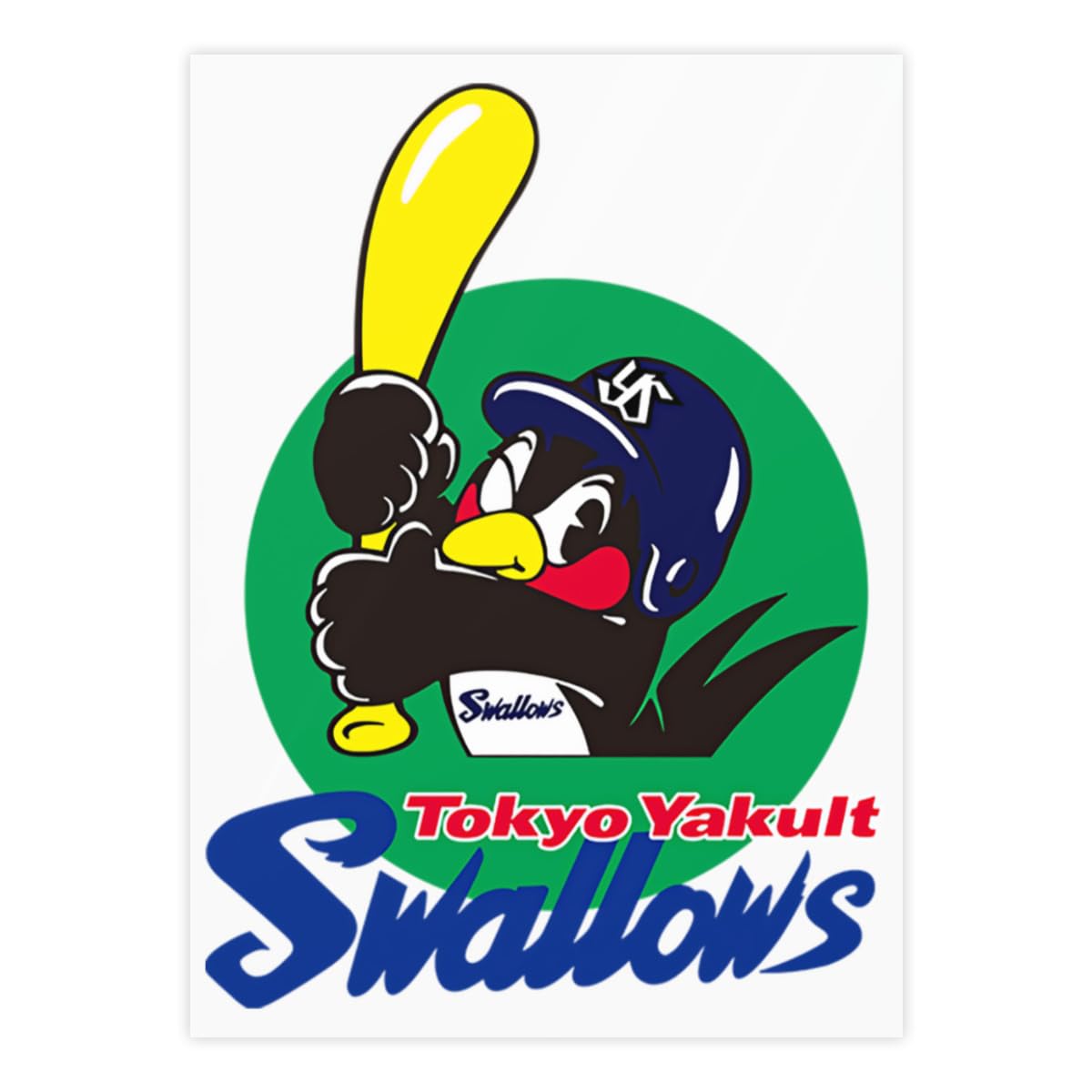 Amazon.co.jp: 東京ヤクルトスワローズ つば九郎 1枚 クリスタル 
