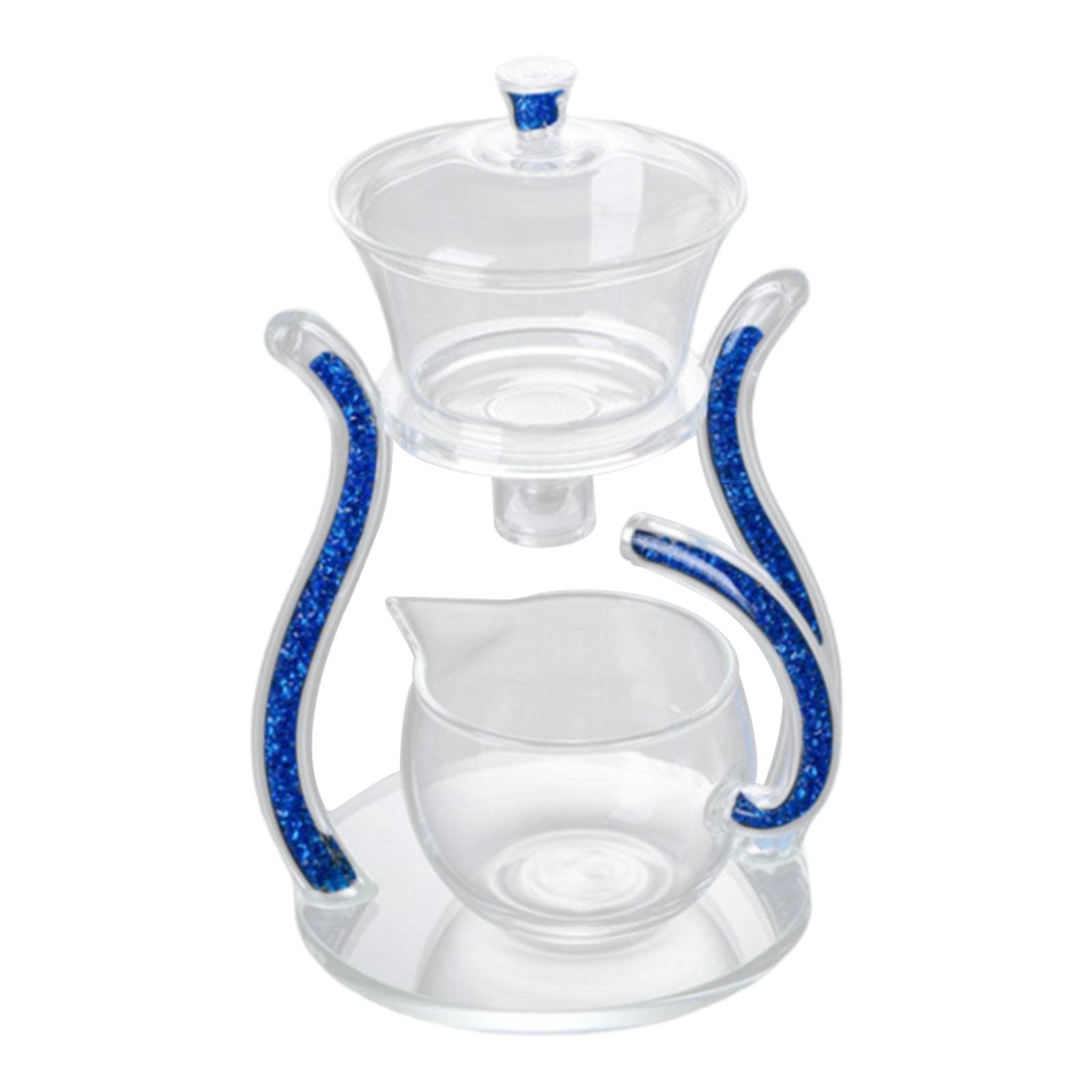 vfdaSWQQ Tea set, Kungfu Tea Making Cup Magnetic Water Diversion Kettle Semi-Automatic Maker Set Teapots