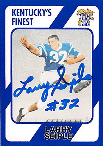 Autograph Warehouse 345131 Larry Seiple Autographed Football Card - Kentucky Wildcats 1989 College Collection No. 3