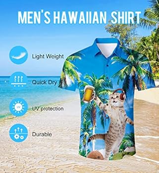 Funky Hawaiiaans Overhemd, Kerstmis, Korte Mouw, Christmas Border Print, Rood, XS