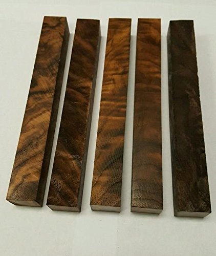 Burled Highly Figured Walnut Pen Blanks - 3/4