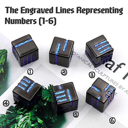 D6-Metal-Dice-Set-HNCCESG-6-Sided-Dice-6-Pieces-Solid-Metal-Game-Dice-for-DND-Dungeons-and-Dragons-Role-Playing-Game-RPG-Pathfinder-Shadowrun-Warhammer-DD-Accessories-Gift-Glitter-Blue