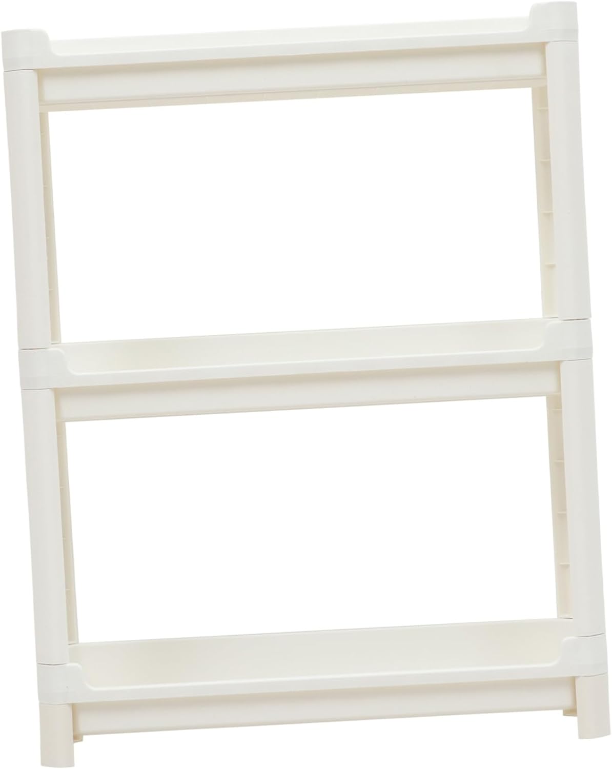 Garneck 1pc Multi-Layer Plastic Storage Shelf for Bathroom Kitchen and Living Compact Corner Organizer for Shampoo Conditioner and Items Material