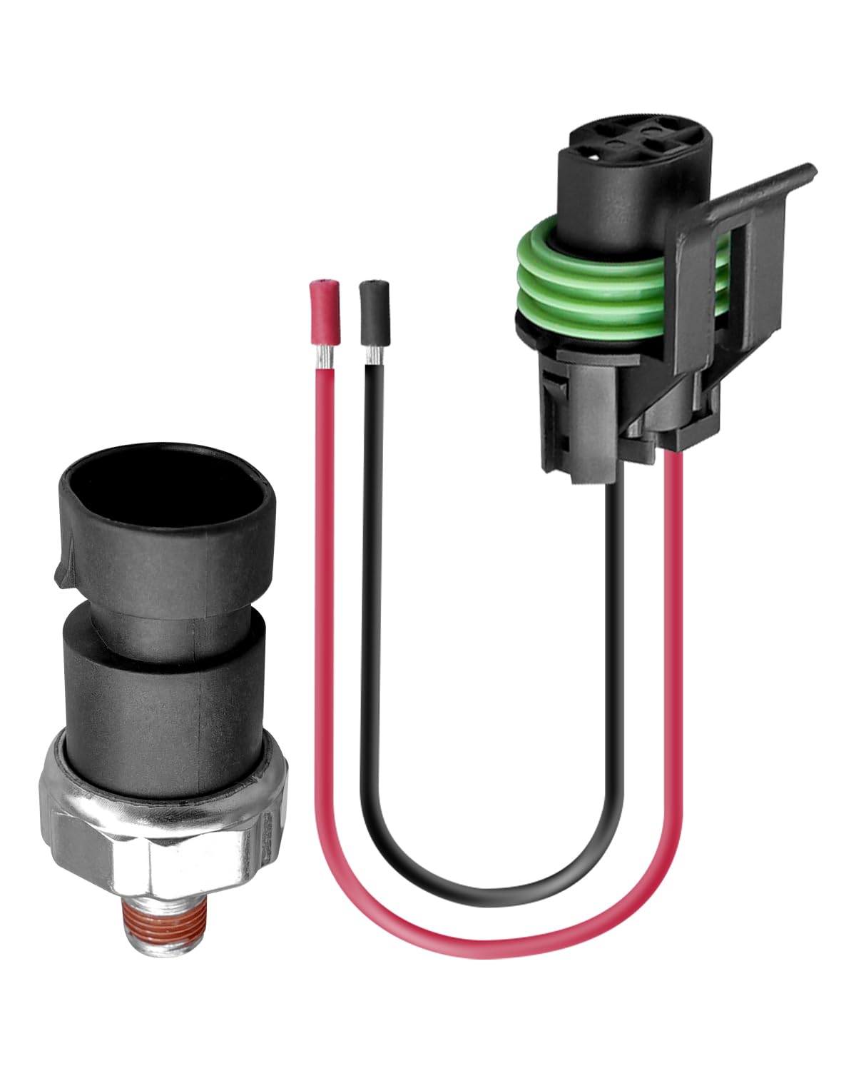 Oil Pressure Fuel Pump Pressure Shut Sensor Switch with Wire Fit for Mercruiser Quicksilver 4.3L 5.0L 5.7L 305 454 7.4L 8.2L 502 v8 Engines Replace 87-864252A01 87-805024 87-8M0070108 87-864252