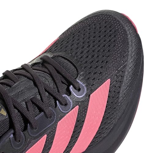 adidas Herren Duramo Speed 2 Running Shoes, Aurora Black/Acid red/Lucid red, 45 1/3 EU – Ansicht 4
