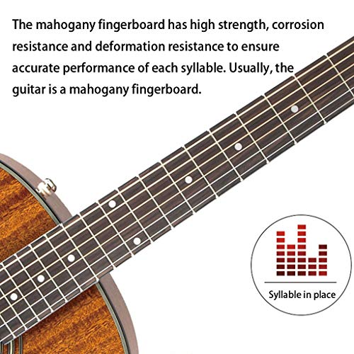 Guitars Fretted Instruments Guitar Fanta Acoustic Guitar Fanta CD60S Single Board Guitar Electric Box 41 Inch Wood… - Les Beatles, Paul McCartney, John Lennon, RIngo Starr, George Harrison Guitars Fretted Instruments Guitar Fanta Acoustic Guitar Fanta CD60S Single Board Guitar Electric Box 41 Inch Wood… – Image 4