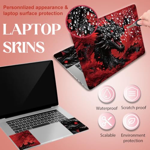 Vinilos para portátiles: protege tu ordenador de rayaduras con este diseño de dragón 4