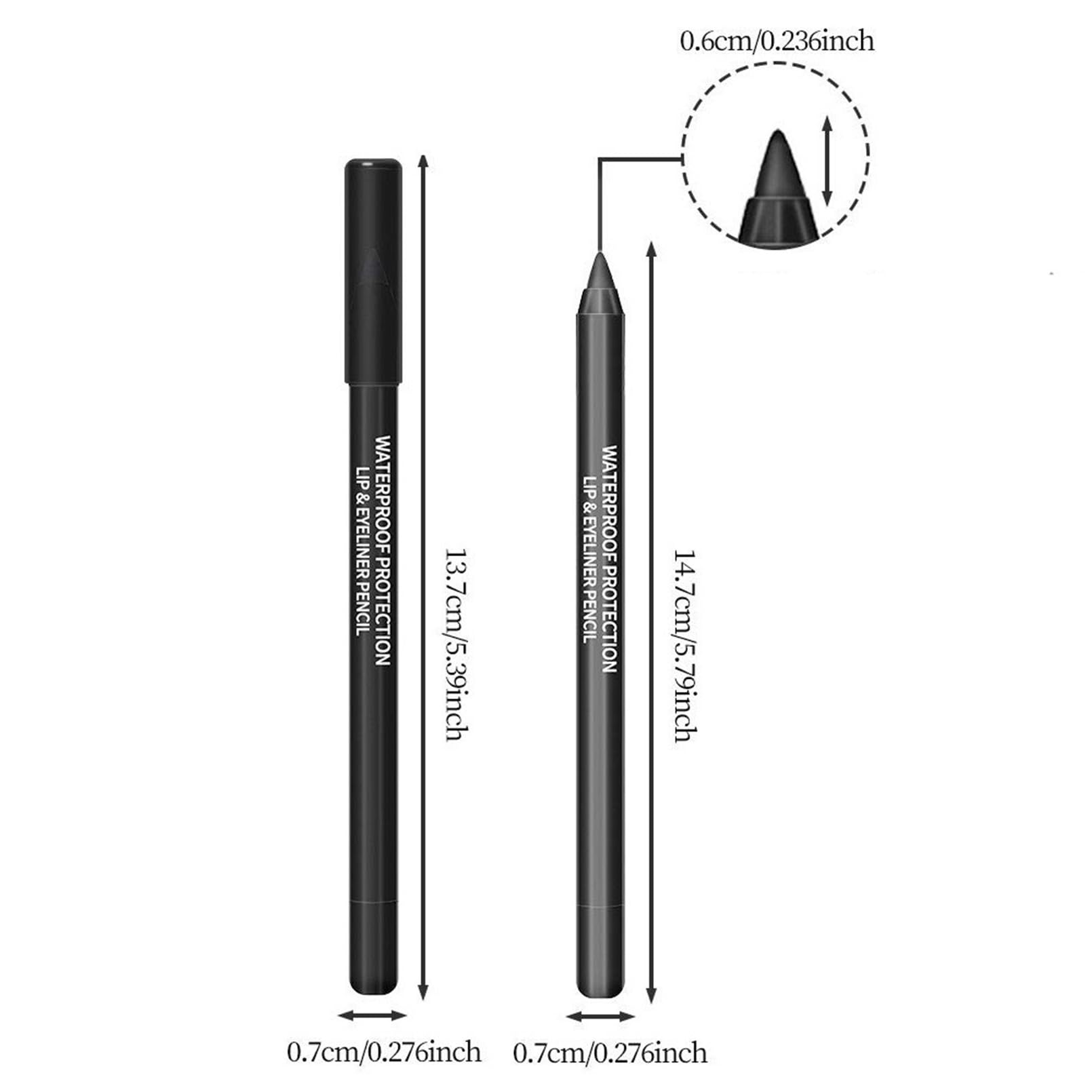 Waterproof Colored Eyeliner Pencil Set, 6/14 Pack Gel Eye Liners with Metallic & Shimmer Finish, Smudge-Proof Long-Lasting Makeup for Daily & Party Looks (C)
