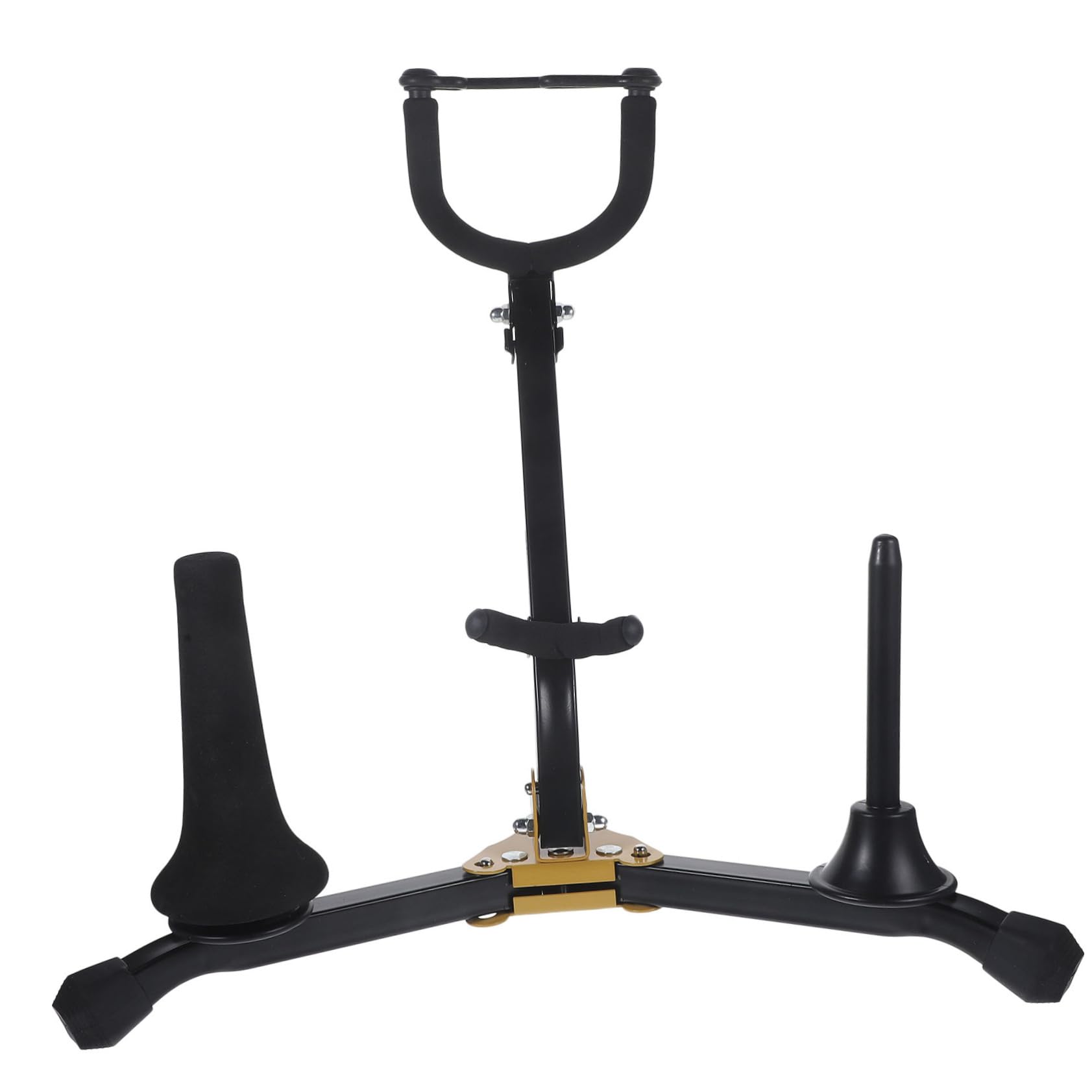 Supporto Sax Tenore e Contralto Pieghevole Multifunzione Con Supporto Per Flauto e Clarinetto Struttura Stabile Per Protezione Strumenti Fiato