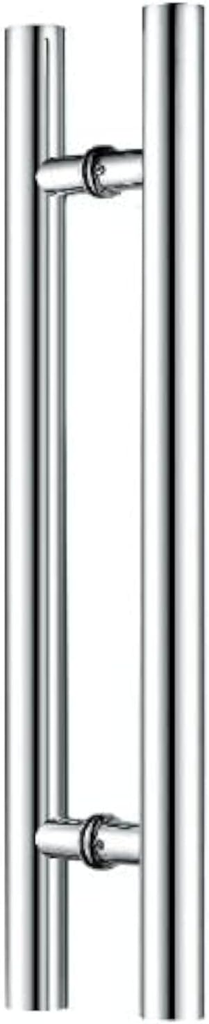 Canzak 32 inch Brushed Stainless Steel Pull Push Door Handles, Interior or Exterior, Contemporary, Modern