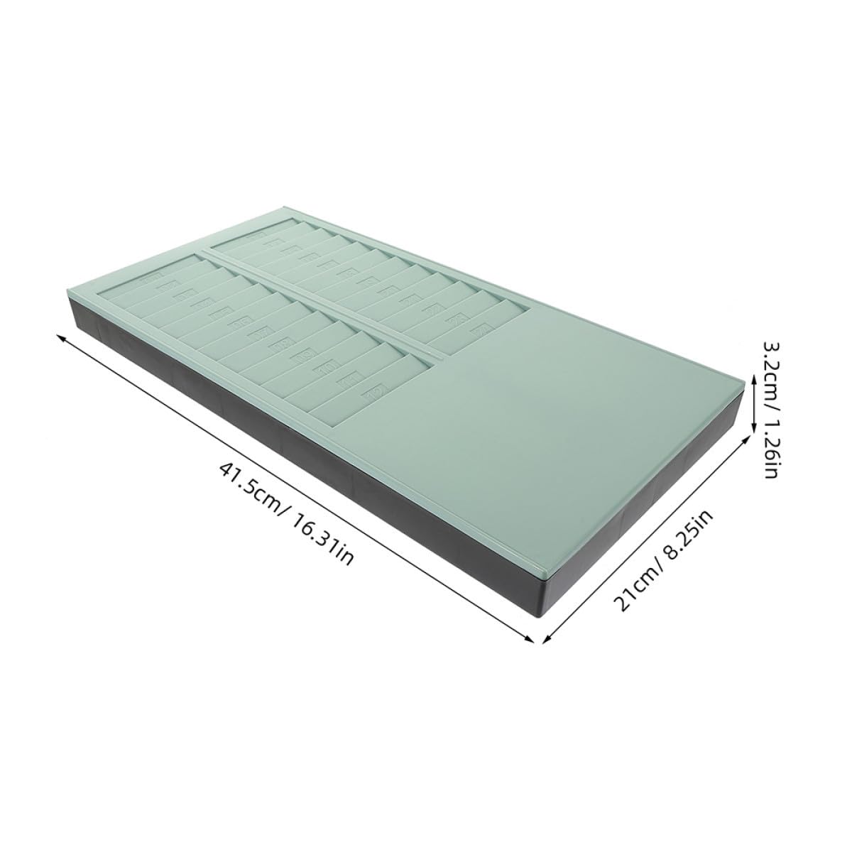 TEHAUX 2 Piezas Organizador de Tarjetas Vertical Ranuras Soporte Compacto para Tarjetas de Asistencia Fácil Instalación Resistente y Ligero para Oficinas y Gestión de Empleados