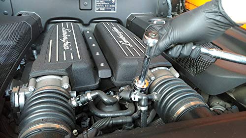 Infi-Touch Heavy Duty Nitrile Gloves, Strong & Tough, High Chemical Resistant, Disposable Gloves, Powder-Free, Non Sterile, Xl, 100 Count #TOP3