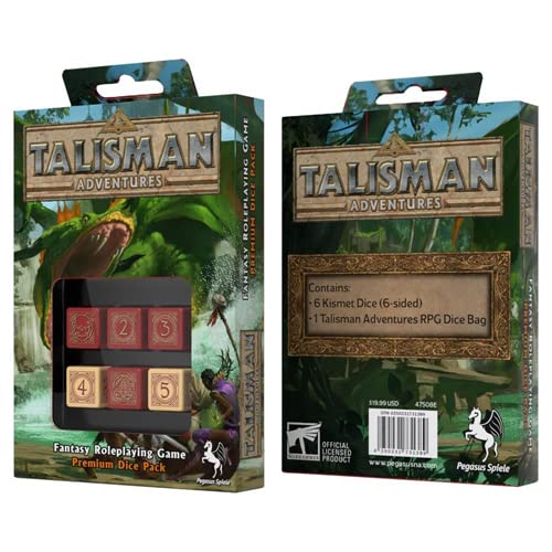 Pegasus Spiele Talisman Adventures RPG Premium Dice Pack, Standard