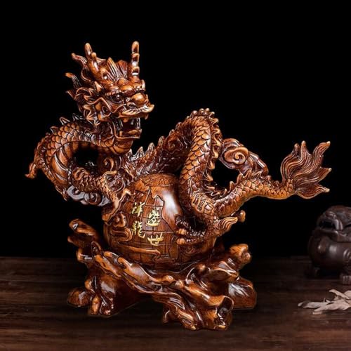 Estatua Feng Shui Dragón 15.5 pulg FUNSXBUG miniatura 5
