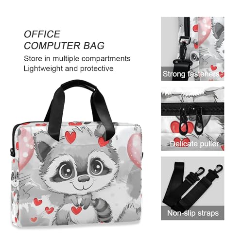 Funda para portátil ALZA con diseño de mapache, 13 a 15.6 pulg. miniatura 5