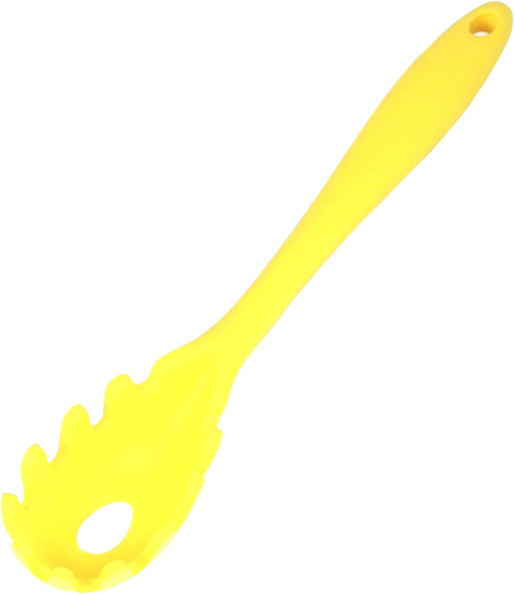 Chef Craft Premium Silicone Spaghetti/Pasta Fork, 11.5 inch, Yellow