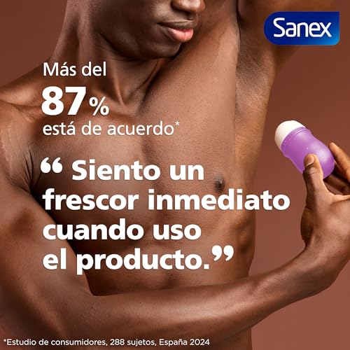 Miniatura 4 de Sanex Dermo+ Invisible Desodorante Antitranspirante Roll-On 72 Horas 6 X 50ml – protección eficaz contra el sudor y el mal olor – dermatológicamente testado – protege de las manchas