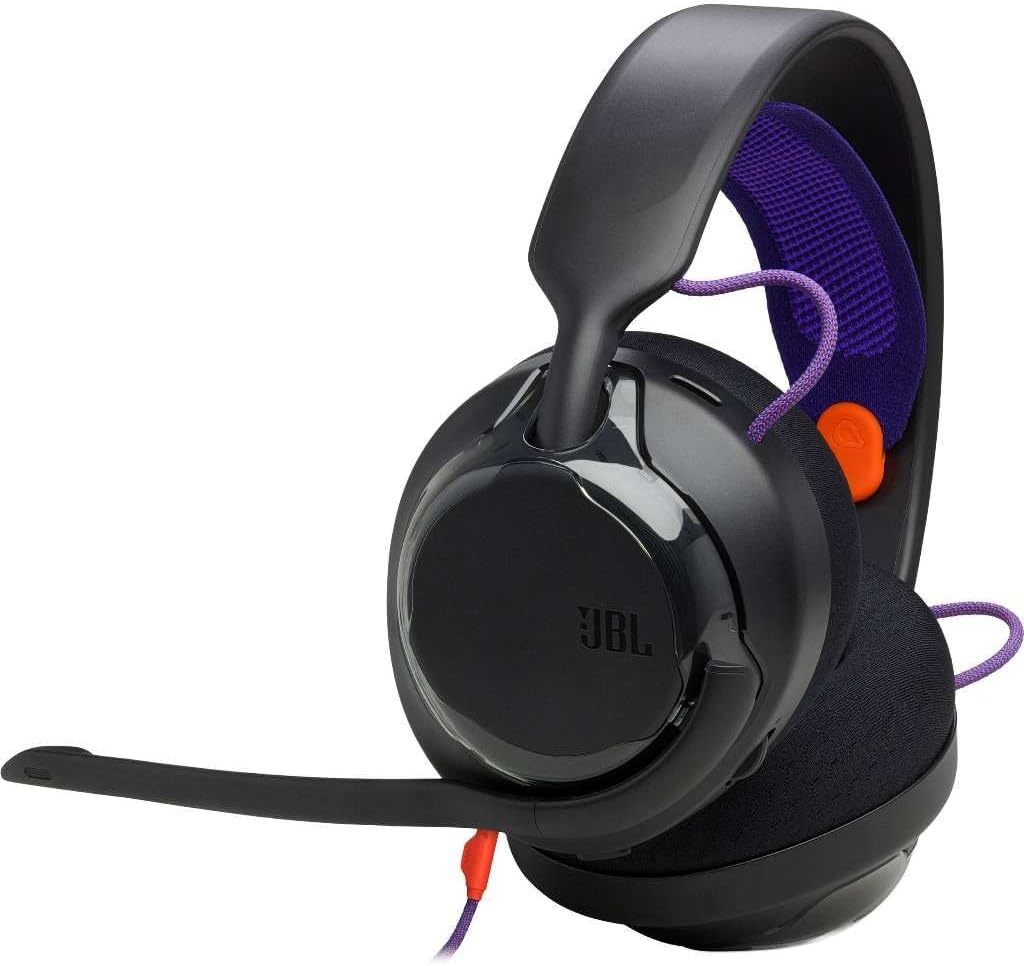 Paquete de auriculares supraaurales para juegos con cable JBL Quantum 250 con estuche gSport (negro)