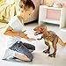 Liberty Imports Dino Planet Infrared Kids Remote Control Tyrannosaurus Rex RC Walking T-Rex Electronic Dinosaur Toy Action Robot with Moving Head, Lights and Realistic Roaring Sounds