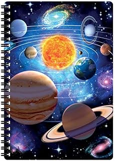3D LiveLife A5 Notebook - You are Here from Deluxebase. 80 Page Lenticular 3D Space Notebook. Superb School or Office Stationery with Artwork Licensed from Renowned Artist David Penfound