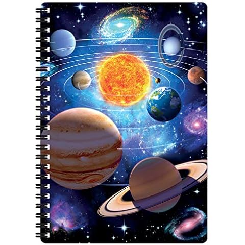 3D LiveLife A5 Notebook - You are Here from Deluxebase. 80 Page Lenticular 3D Space Notebook. Superb School or Office Stationery with Artwork Licensed from Renowned Artist David Penfound Cover