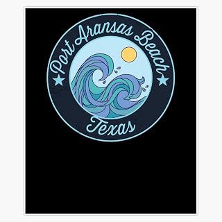 Port Aransas Beach Texas Vacation Souvenir Bumper Sticker Vinyl Decal 5"