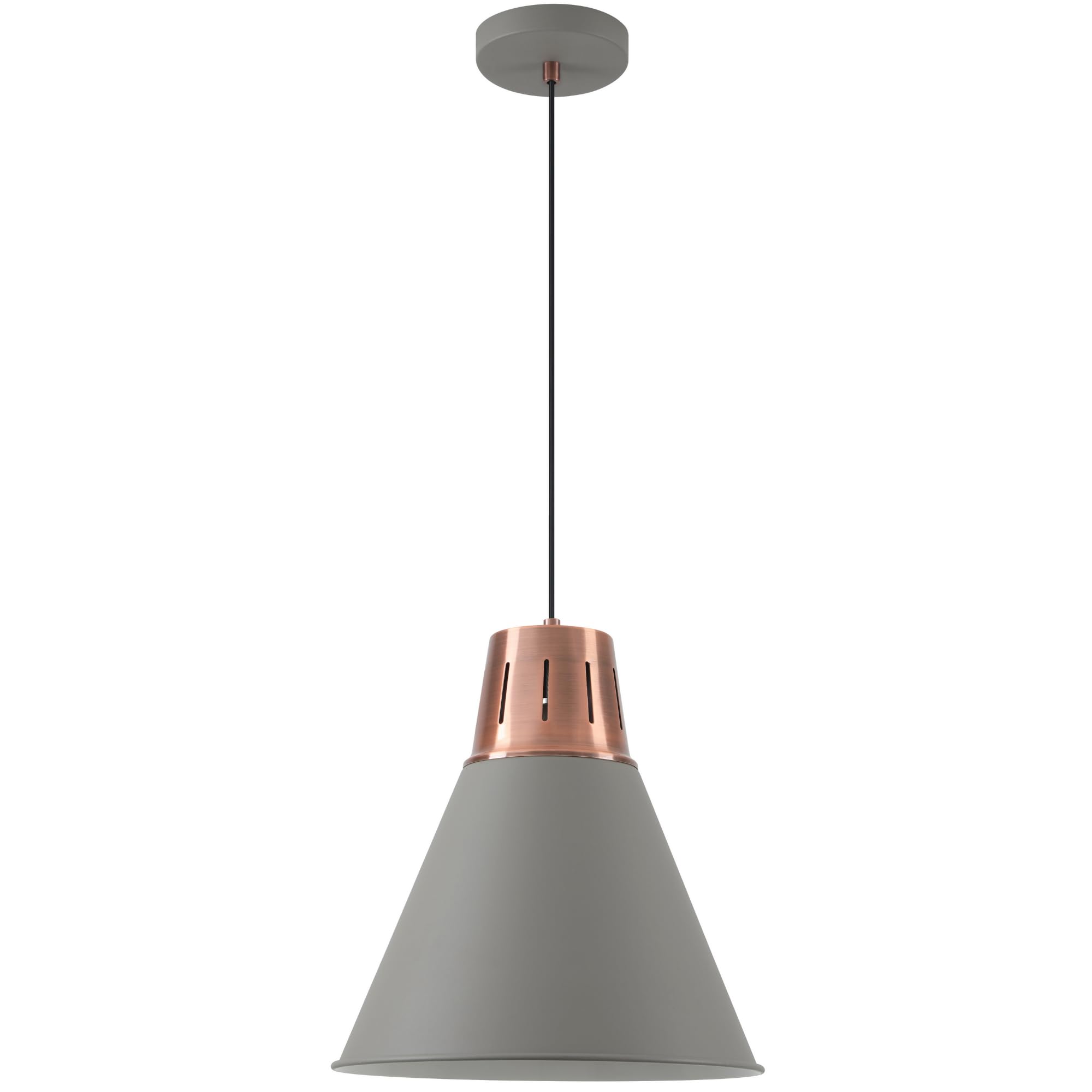 Lampe suspendue scandinave grise et dorée pour sublimer votre salle à manger