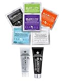 GLAMGOW TEASER (8 Pc) New in Box - 1 ea YOUTHMUD(0.17 oz), SUPERMUD(.07 oz), THIRSTYMUD (0.10 oz), POWERMUD (0.10 oz), FLASHMUD(0.10 oz), GRAVITYMUD (0.17 oz), YouthCLEANSE(1 oz), SuperCLEANSE(1 oz)