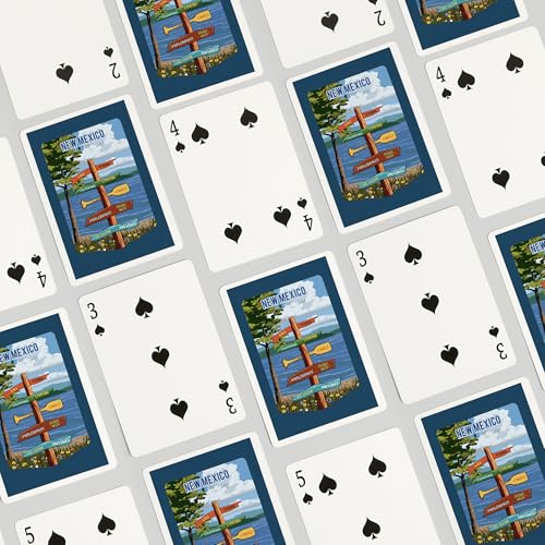 Baraja de poker New Mexico con 52 cartas para adultos miniatura 4