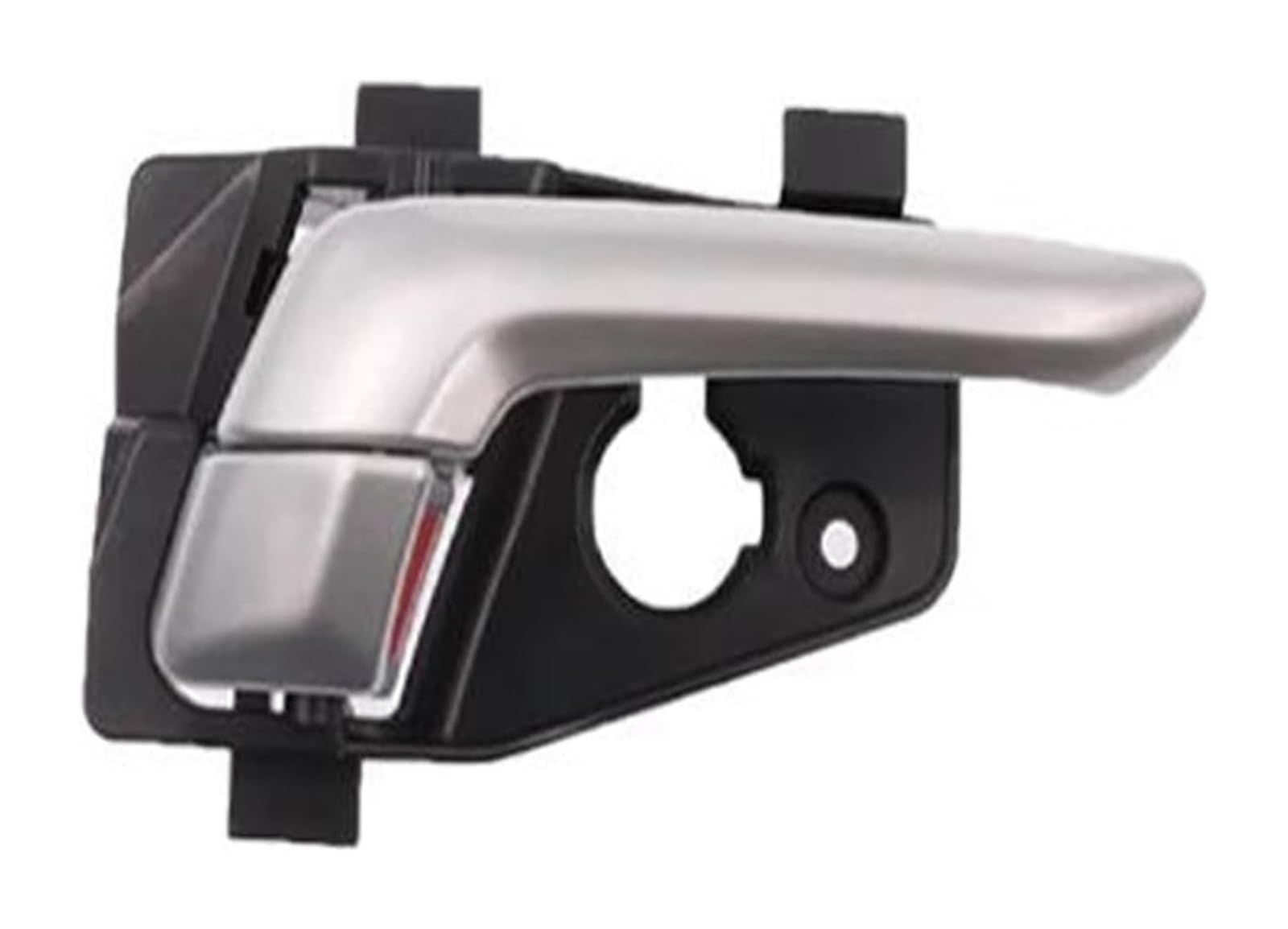 Tytyass One Color Inner Door Handle For Kia For Picanto 2011-C Silver/Black Inside Interior Door Handle 82620-1Y010 82610-1Y010 83620-1Y010 83610-1Y010(Rear Right)