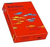 Papyrus 88042480 Drucker-/Kopierpapier farbig, Bastelpapier: Rainbow 120 g/m², A4 250 Blatt, matt, intensivrot
