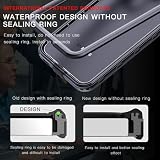 FocRelaxer Etui do Samsung Galaxy A36 5G wodoodporne etui Galaxy A36, odporne na wstrząsy, pyłoszczelne, z wbudowaną osłoną ekranu, ochrona 360, podwodna, przezroczysta obudowa, niebieskie