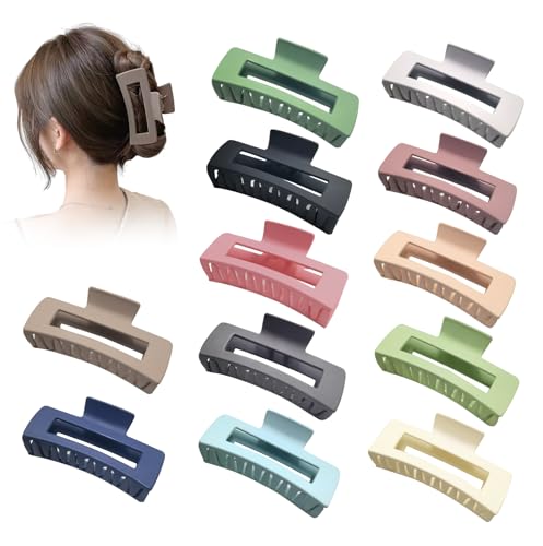 12 stück große haarklammer, haarspangen damen haarschmuck, haarklammern, haarspange groß