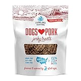 Farmland Traditions New Filler Free Dogs Love Pork Premium Jerky Treats for Dogs (5 oz.)