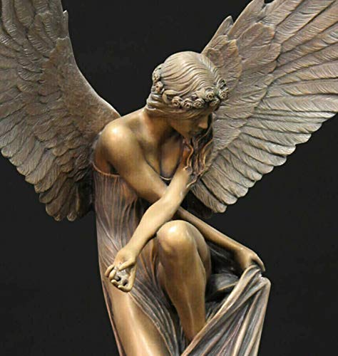 Redemption Angel Creative Sculpture- Angel Wings Floating Sculpture, Angel Art Wall Sculpture, 3D Angel Art Statue Decor, Christianity Figurine,Fairy Decorations for Home Living Room Bedroom - Thumbnail 5