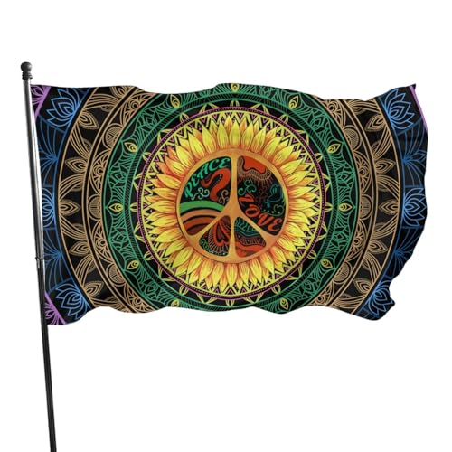 Peace Flag 3x5 Ft Fade Proof Outdoor Indoor With Metal Grommets Peace Banner Home House Garden Yard Decorative Sign