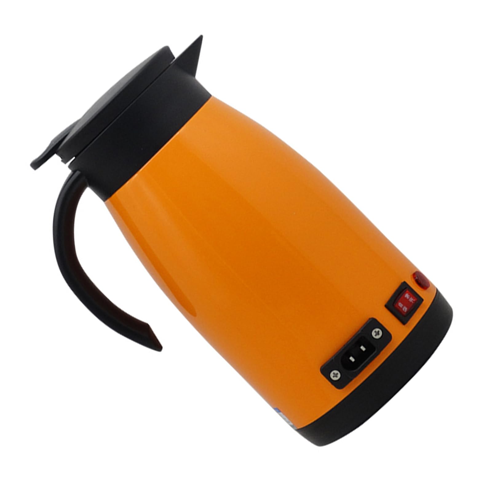 Hervidor eléctrico de 12 V 24 V para coche, capacidad de 680 ml, agua calentada, B | Apagado automático de accidentes de quemaduras secas para viajes familiares durante viajes y comodidad de desplazamiento