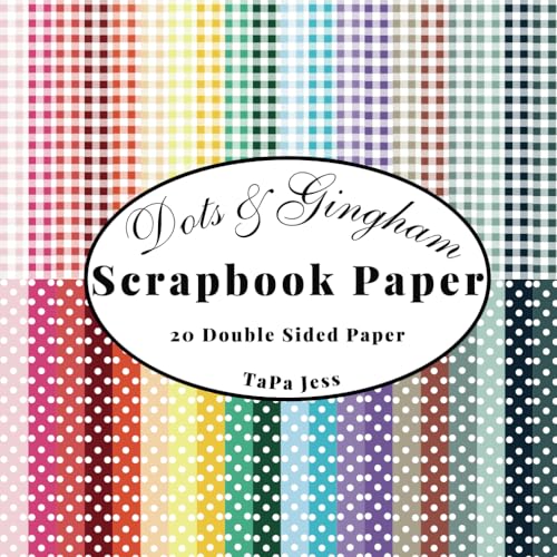 Dot & Gingham Scrapbook Paper: Decorative Craft Paper, Craft Card Making, 20 Double-Sided Sheets image 2
