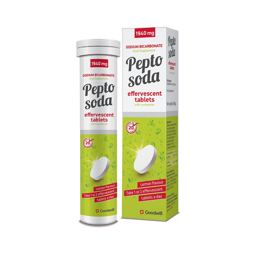 Buy Pepto Soda Lemon Flavour (1940 mg / 20 effervescent Tablets
