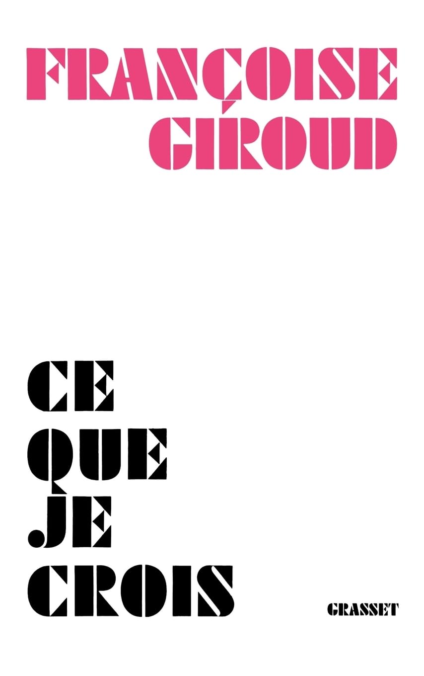 Ce que je crois