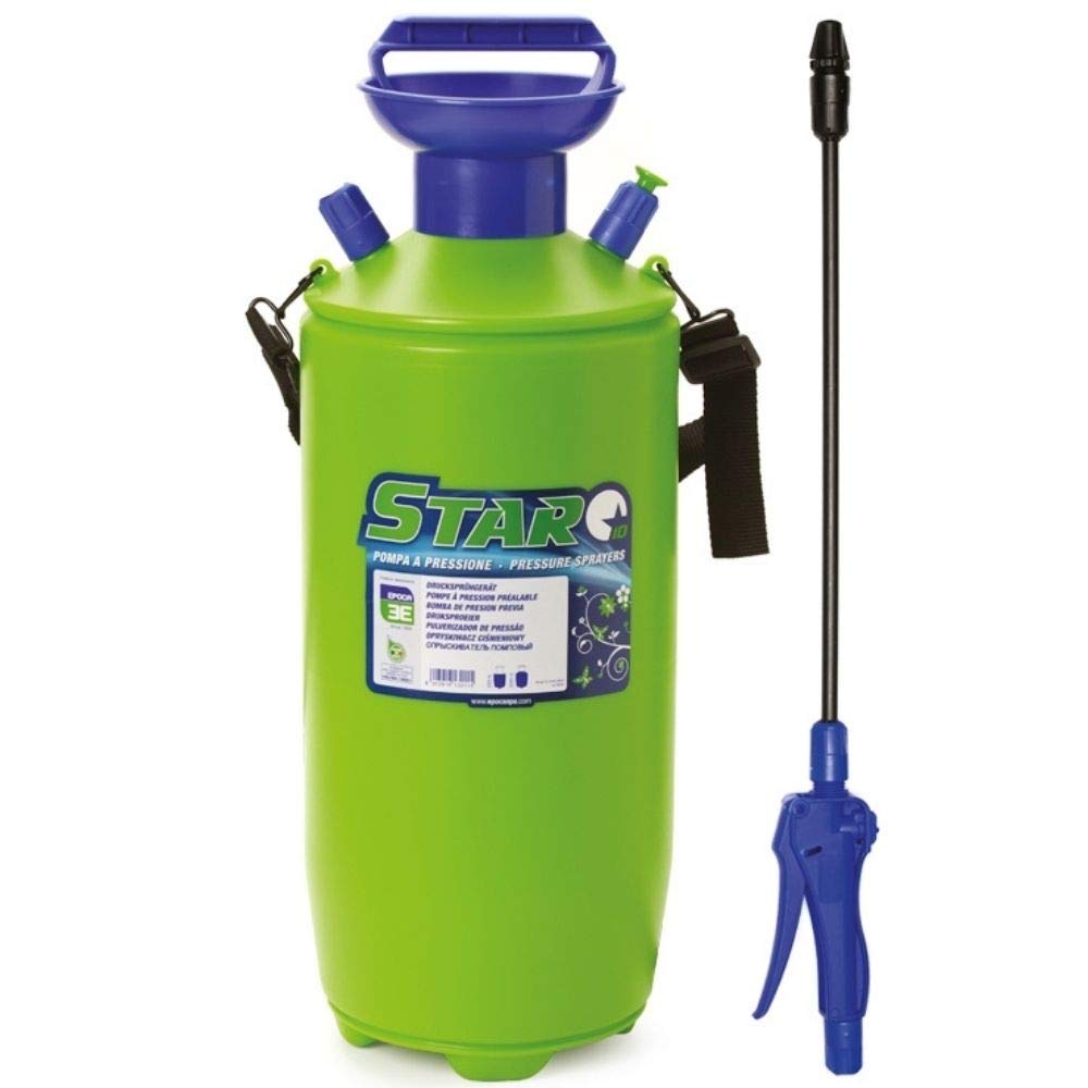 Epoca Star irroratore a Pressione, 10 Litri, Verde/Viola, 30 x 30 x 30 cm