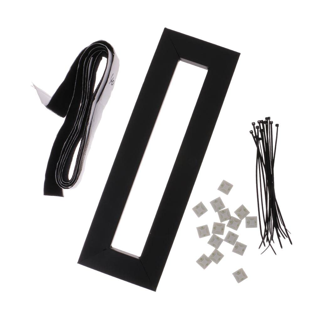 Tachiuwa Guitar Pedal Board 40x13cm with Tape and Fastening Straps