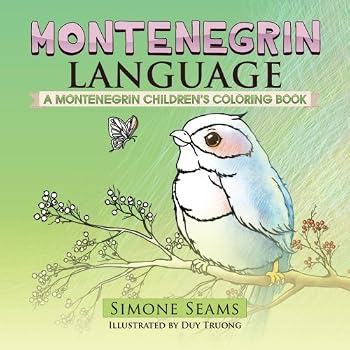 Paperback Montenegrin Language: A Montenegrin Children's Coloring Book