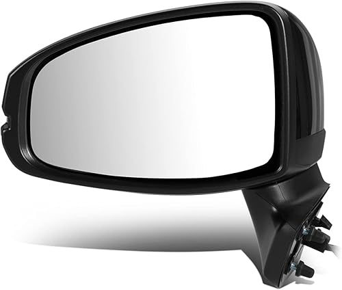 DNA Motoring OEM-MR-HO1320333 - Espejo de visión de la puerta del lado izquierdo del conductor con señal de giro compatible con Honda Fit 15-20